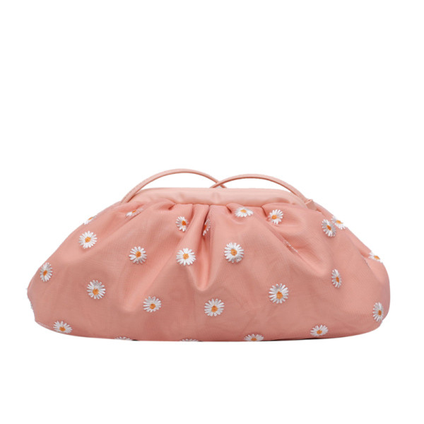 Moodne naiste kott lillelise õige laia mudeliga