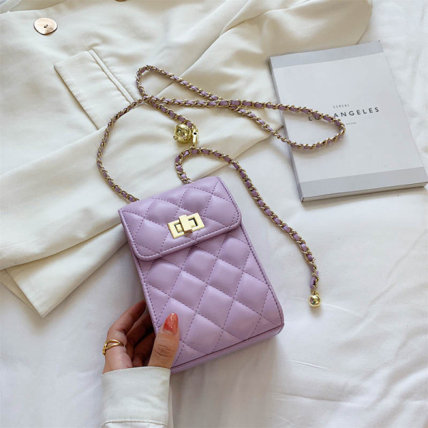 Geantă de umăr mini elegantă, cu mâner metalic