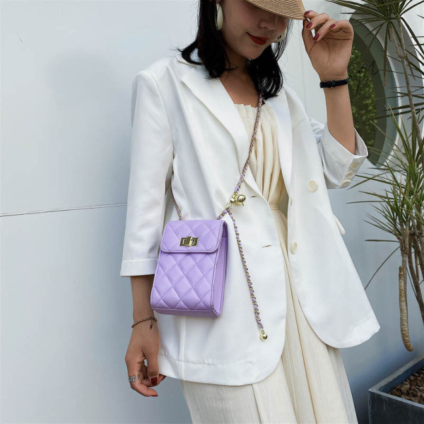 Geantă de umăr mini elegantă, cu mâner metalic