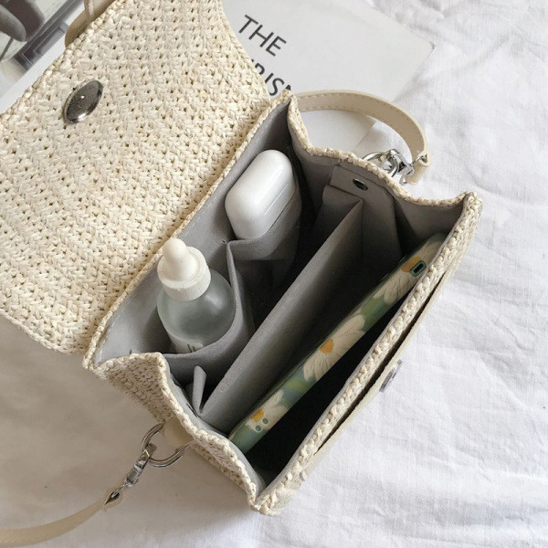 Geanta de dama moderna tricotata cu maner lung