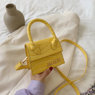 Stilīga sieviešu mini soma ar īsu un garu rokturi