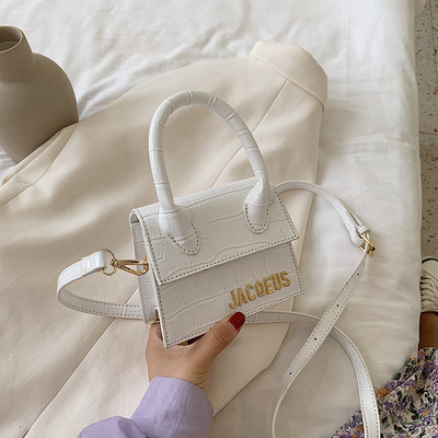 Stilīga sieviešu mini soma ar īsu un garu rokturi