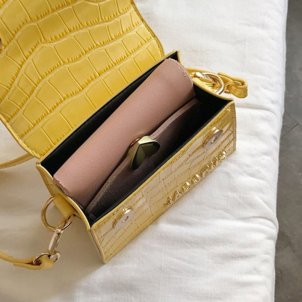 Stilīga sieviešu mini soma ar īsu un garu rokturi