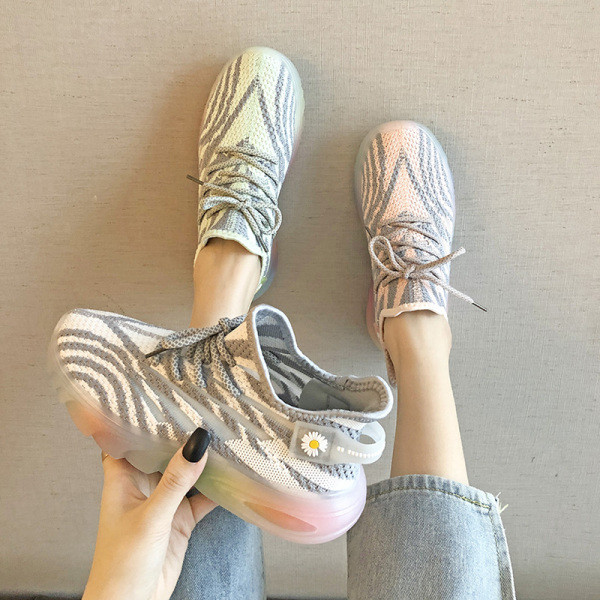 Tenisi casual dama confectionati din material textil cu talpa colorata