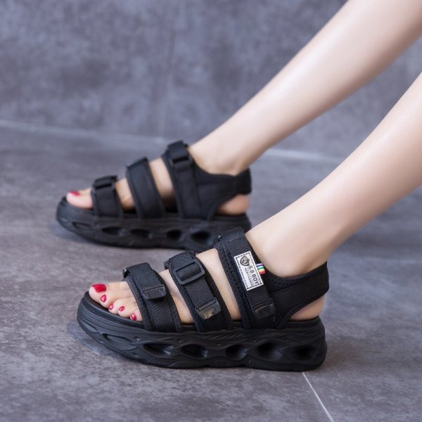 Sandale de dama sport-casual cu talpa inalta