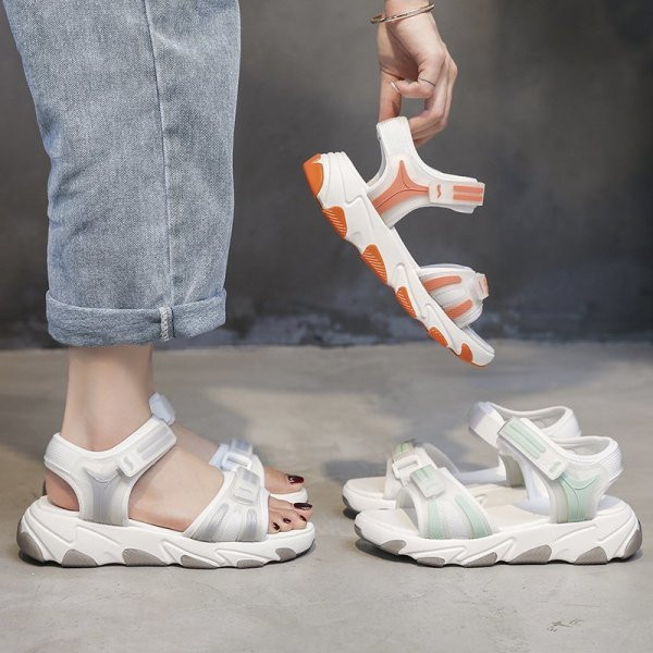 Sandale de dama cu talpa inalta aspra