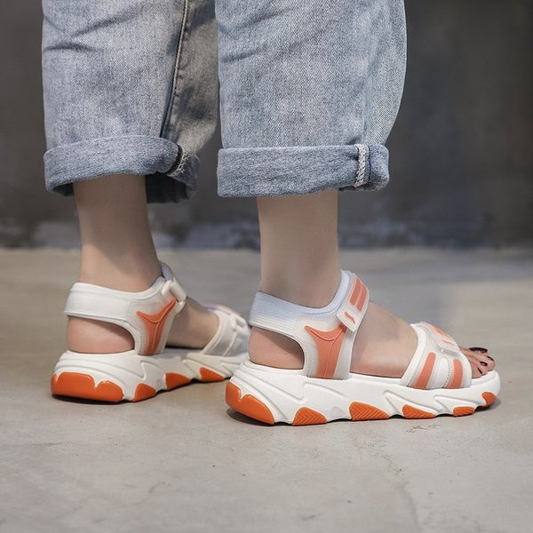 Sandale de dama cu talpa inalta aspra