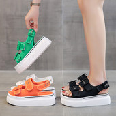 Sandale casual dama cu talpa inalta