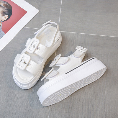 Sandale casual dama cu talpa inalta