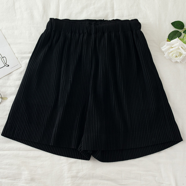 Pantaloni de dama plisati cu talie inalta