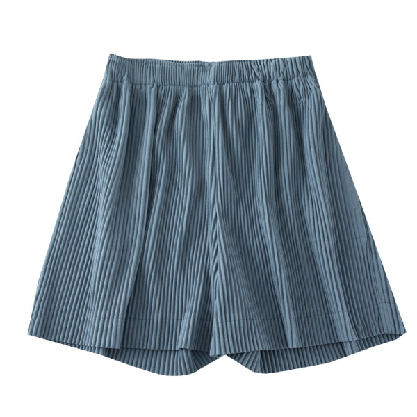 Pantaloni de dama plisati cu talie inalta