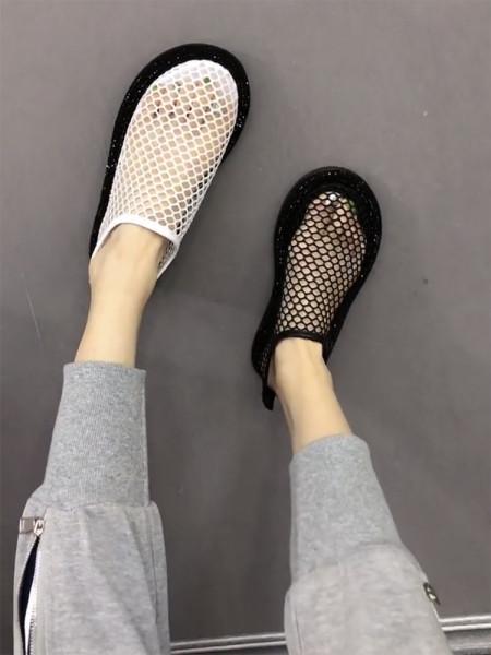 Model nou de pantofi de vara dama cu talpa de cauciuc