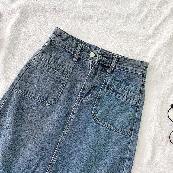 Naiste taskute ja A-joonega teksaseelik