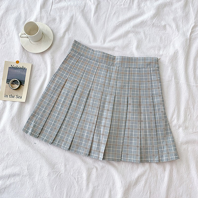 Fusta de dama plisata in stil retro cu talie inalta