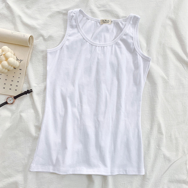 Vienkāršs sieviešu modelis ar apaļu kakla izgriezumu