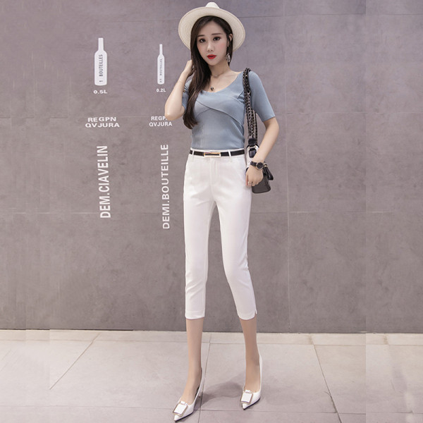 Moodne naiste püksid 7/8 mudel