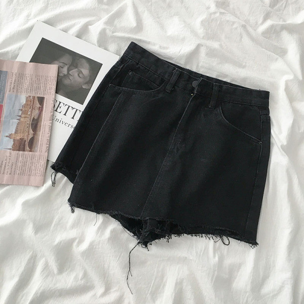 Naiste seelik-püksid taskute ja kõrge vöökohaga