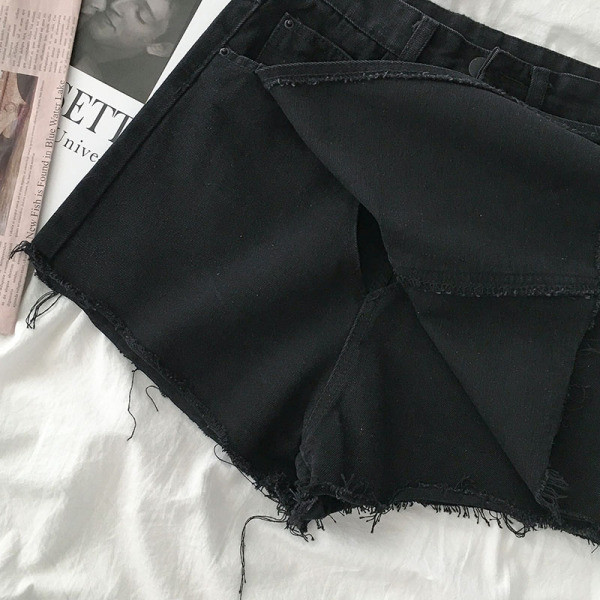 Naiste seelik-püksid taskute ja kõrge vöökohaga