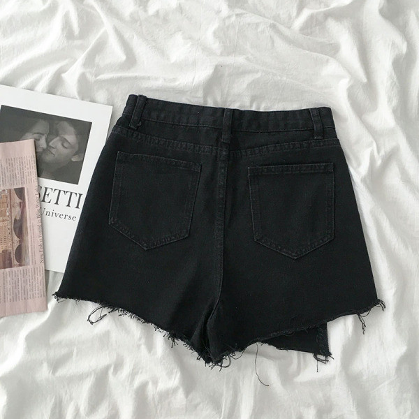 Naiste seelik-püksid taskute ja kõrge vöökohaga