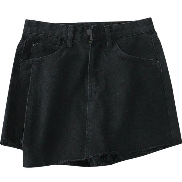 Naiste seelik-püksid taskute ja kõrge vöökohaga