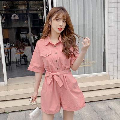 Naiste vabaaja kombinesoon vöö ja nööpidega