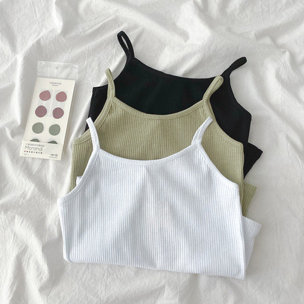 Maiou casual dama model simplu cu bretele subtiri