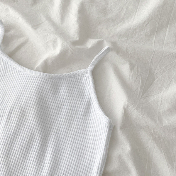 Maiou casual dama model simplu cu bretele subtiri