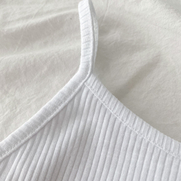 Maiou casual dama model simplu cu bretele subtiri