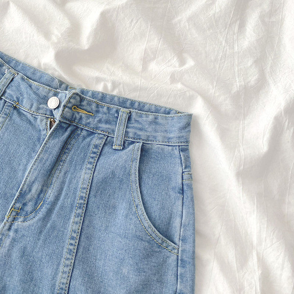 Uus mudel taskute ja kõrge vöökohaga naiste püksid