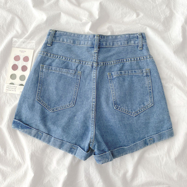 Uus mudel taskute ja kõrge vöökohaga naiste püksid