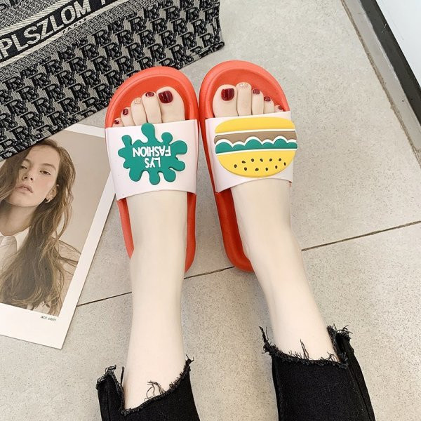 Női strand gumipapucs lapos talppal