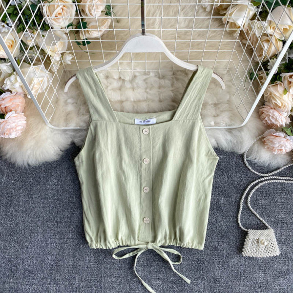 Moodne laiade rihmade ja lipsudega naiste topp