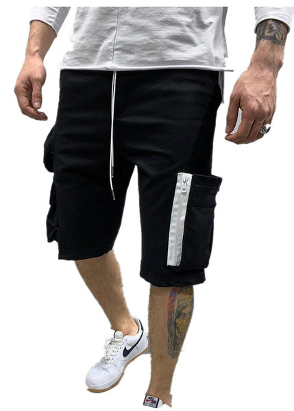 Vīriešu ikdienas šorti ar sānu kabatām