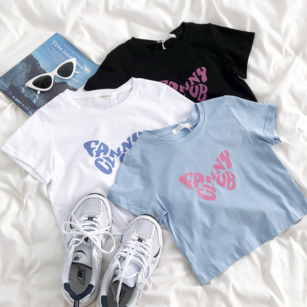 Tricou casual dama cu decolteu O si imprimeu