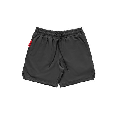 Pantaloni scurți sport pentru bărbați cu talie elastică și buzunare