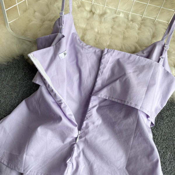 Moodne peenikeste rihmadega naiste šifoonist topp