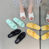 Papuci casual dama din imitatie de piele cu talpa plata