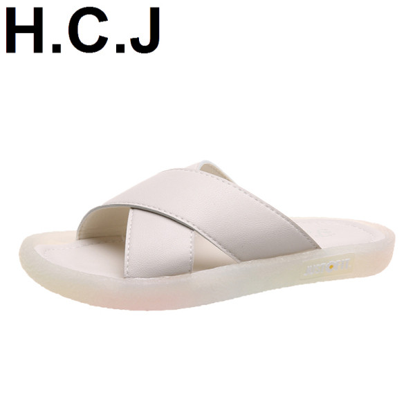 Papuci casual dama din imitatie de piele cu talpa plata