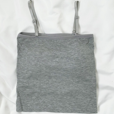 Maiou de damă model simplu cu bretele subțiri