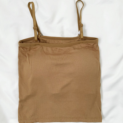 Maiou de damă model simplu cu bretele subțiri