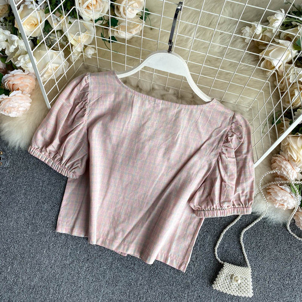 Moodne puhvis varrukatega naiste särk