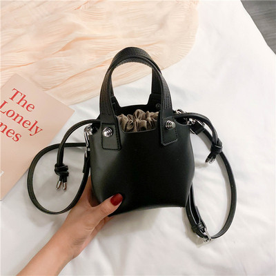 Geanta mini moderna de dama cu cravate din piele ecologica