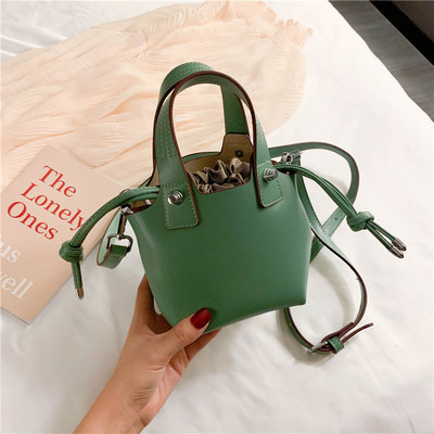 Geanta mini moderna de dama cu cravate din piele ecologica