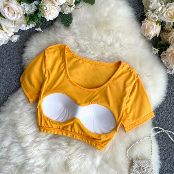 Bluza scurta de dama cu captuseala