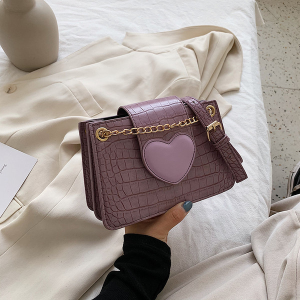 Geantă de umăr elegantă de damă, din piele ecologică