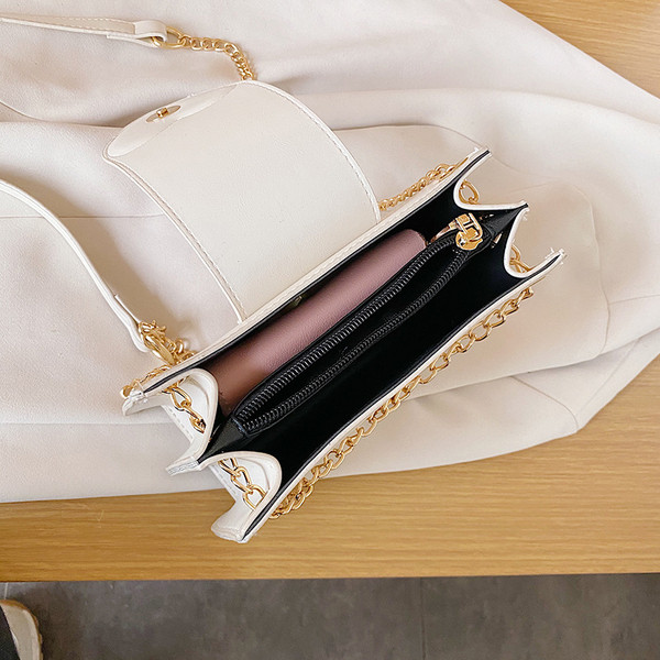 Geantă de umăr elegantă de damă, din piele ecologică