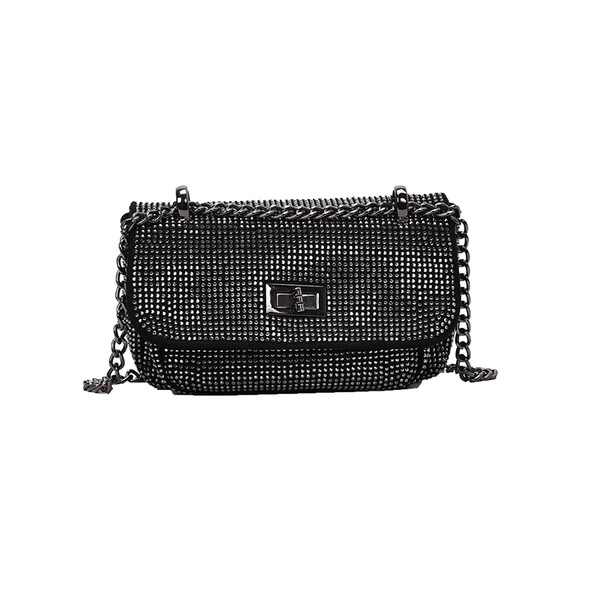 Geantă elegantă de damă, cu mâner metalic lung