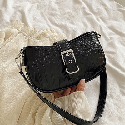 Γυναικεία μοντέρνα τσάντα από οικολογικό δέρμα, κλασικό μοντέλο