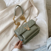 Geanta de dama actuala din imitatie de piele cu catarama