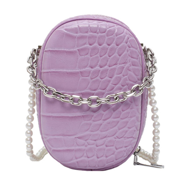 Mini geanta de dama eleganta cu perle decorative